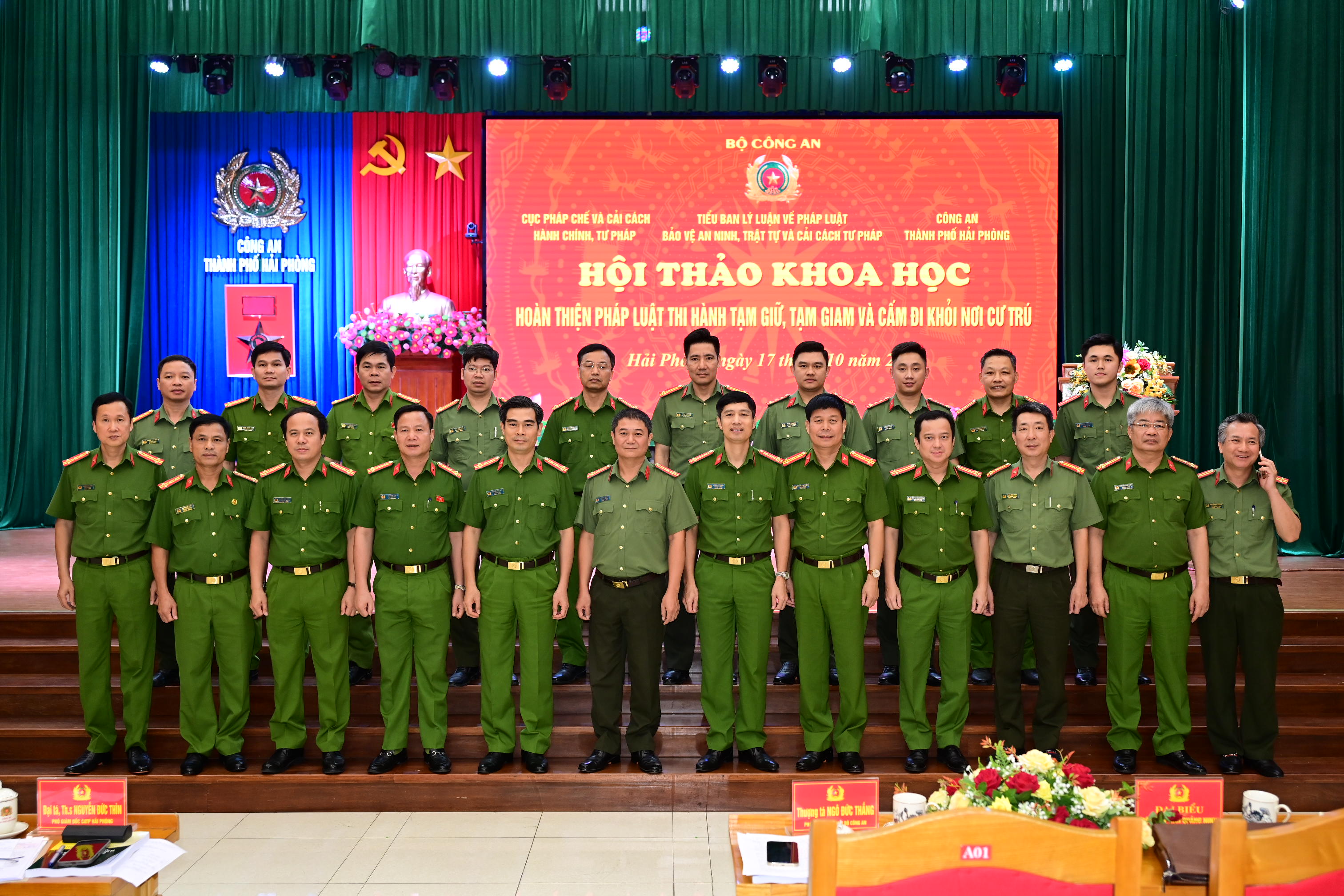 Hội thảo khoa học “Hoàn thiện pháp luật thi hành tạm giữ, tạm giam và cấm đi khỏi nơi cư trú”